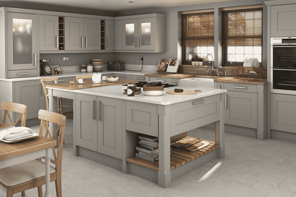 Wilsden light grey kitchen
